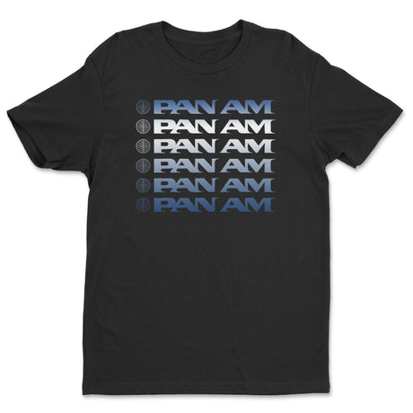 Pan-Am Stacked Logos T-Shirt