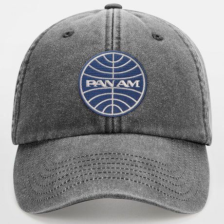 Pan-Am Globe Patch Vintage Low Profile Cap