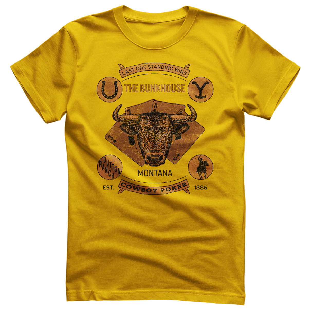 Yellowstone Bunkhouse Poker T-Shirt