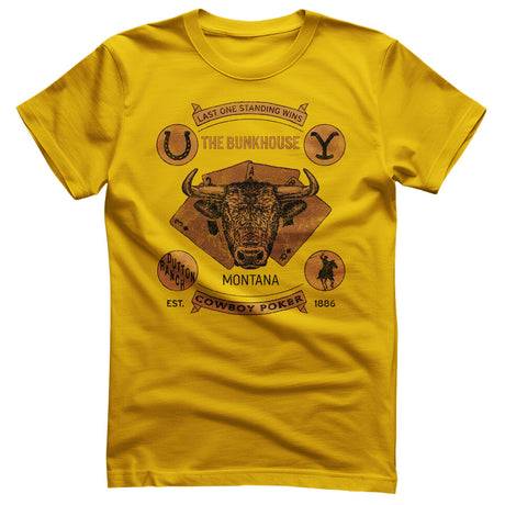 Yellowstone Bunkhouse Poker T-Shirt
