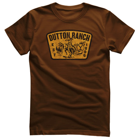 Yellowstone - Washed Dutton Ranch Patch T-Shirt