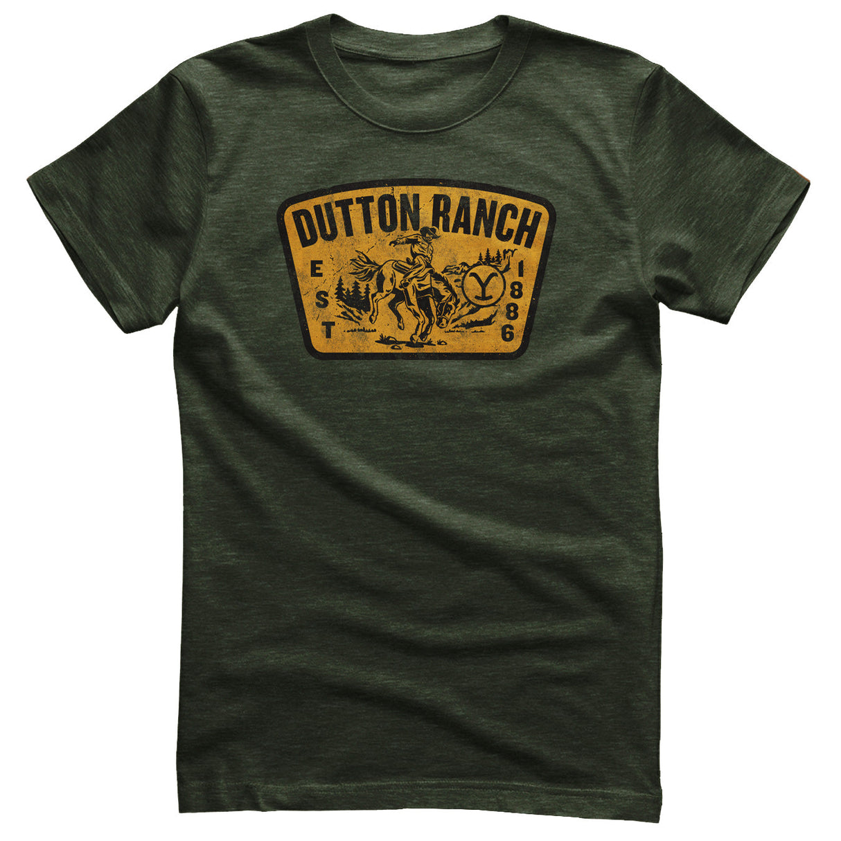 Yellowstone - Washed Dutton Ranch Patch T-Shirt