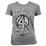 San Diego Channel 4 Girly T-Shirt