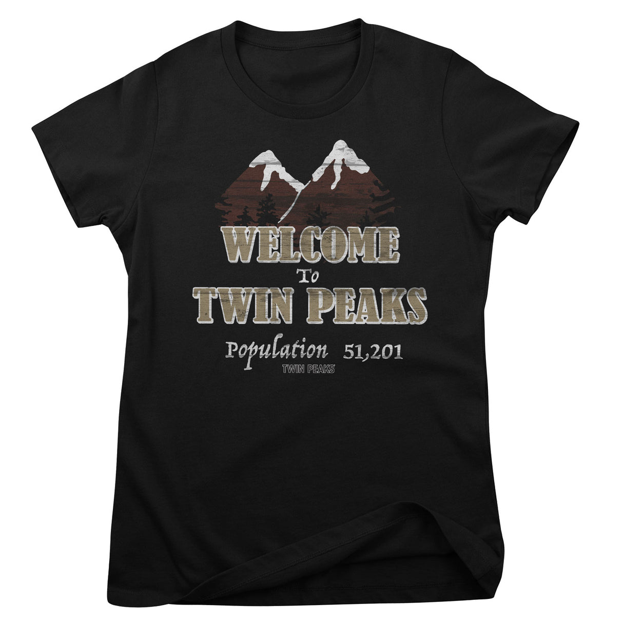 Welcome To Twin Peaks Girly Tee