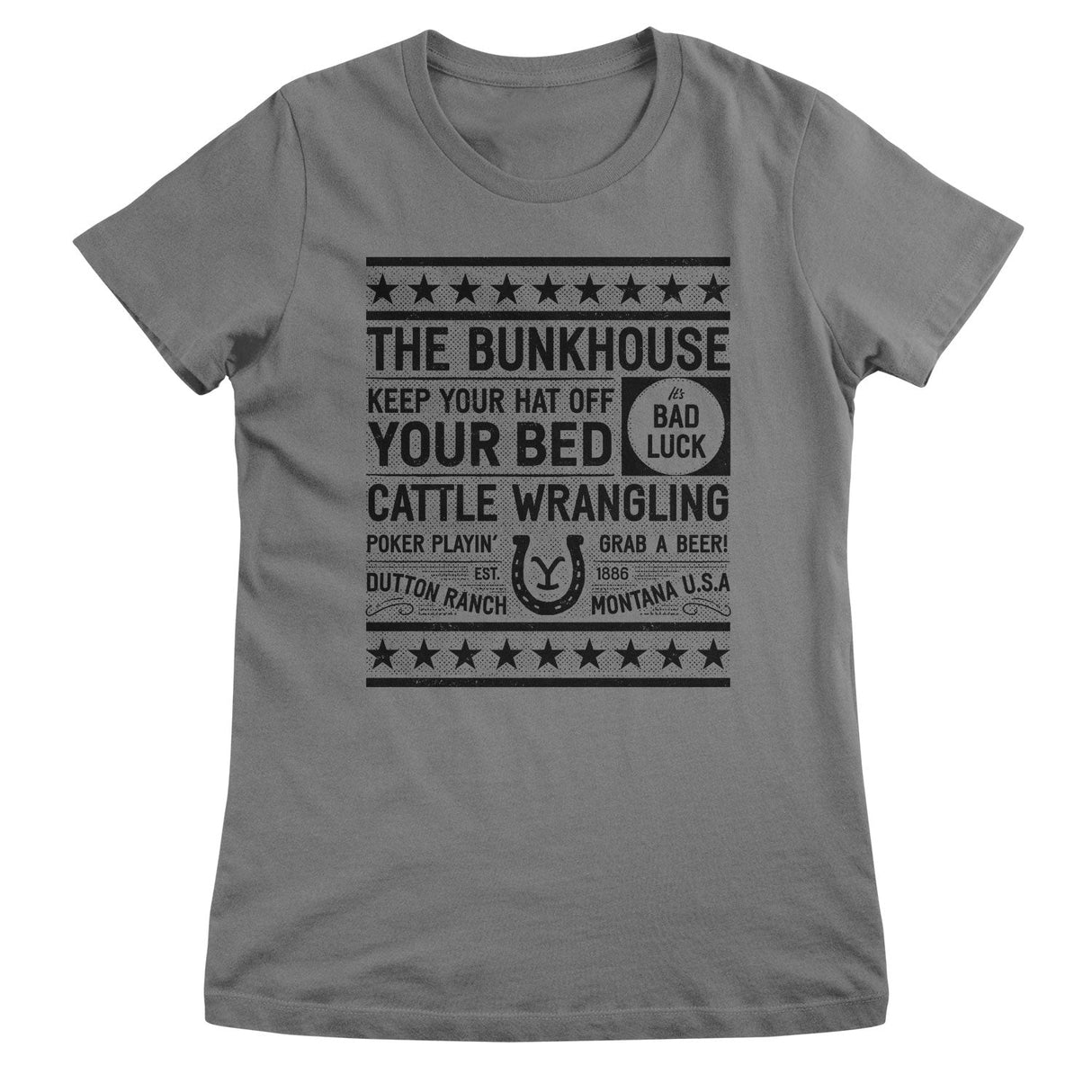 Yellowstone Bunkhouse Girly Tee