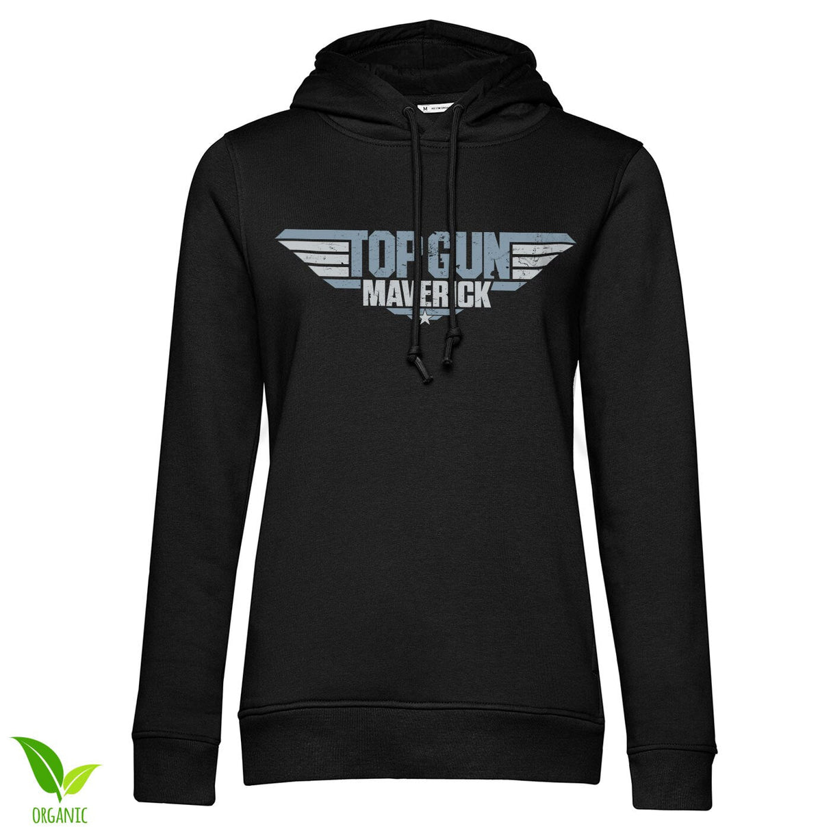 Top Gun Maverick Distressed Logo Girls Hoodie