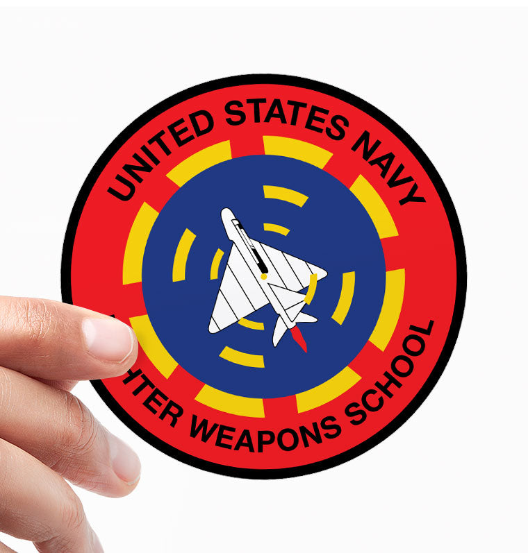 Fighter Weapons School Patch Sticker