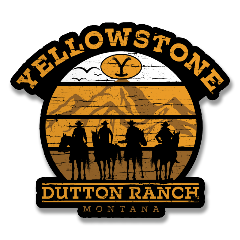 Yellowstone Cowboys Sticker