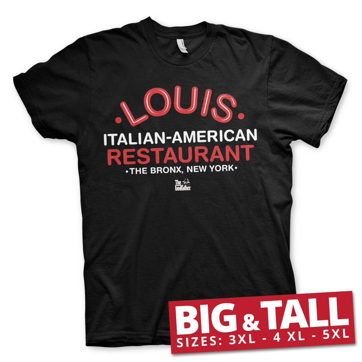 The Godfather - Louis Restaurant Big & Tall T-Shirt