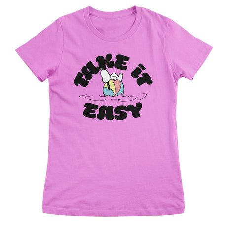 Peanuts - Take It Easy Girly Tee