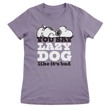 You Say Lazy Dog Like It's Bad Girly Tee