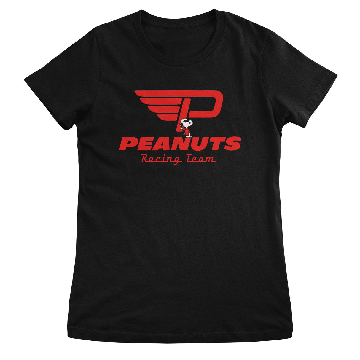 Peanuts Racing Team Girly Tee