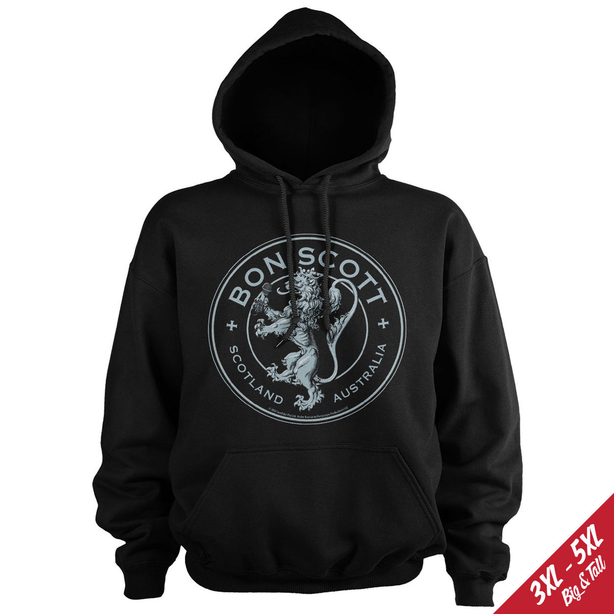 Bon Scott Seal Big & Tall Hoodie