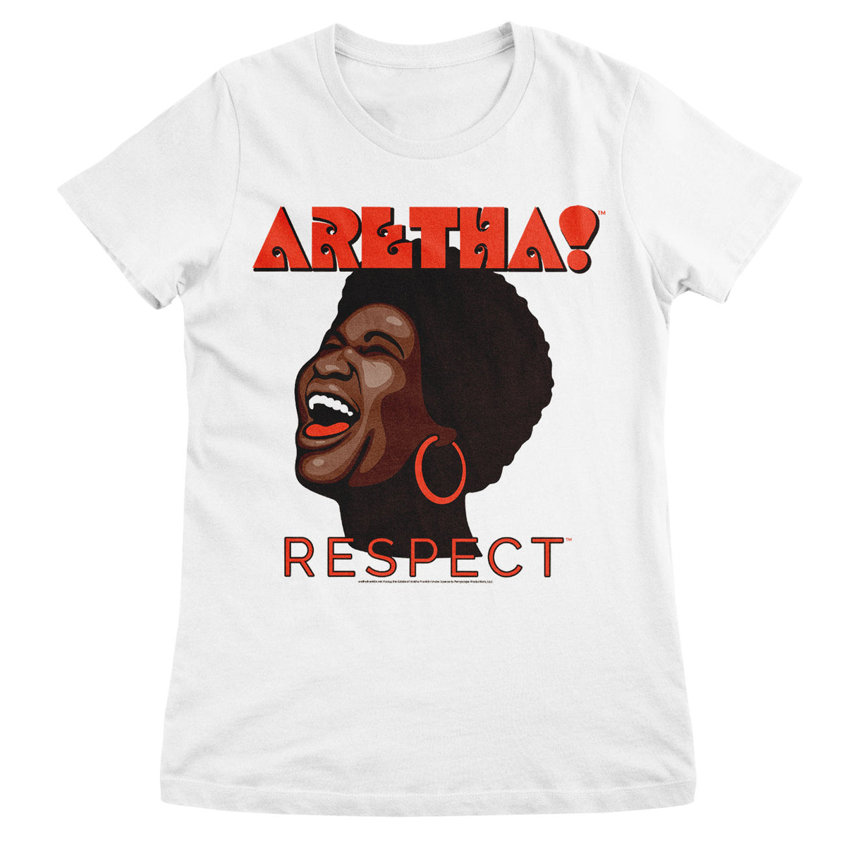 Aretha Franklin - RESPECT Girly Tee