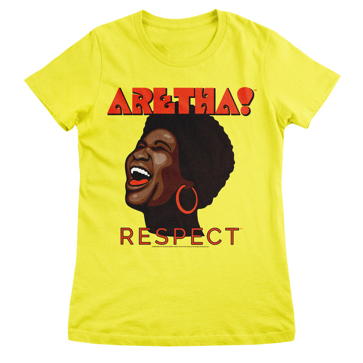 Aretha Franklin - RESPECT Girly Tee