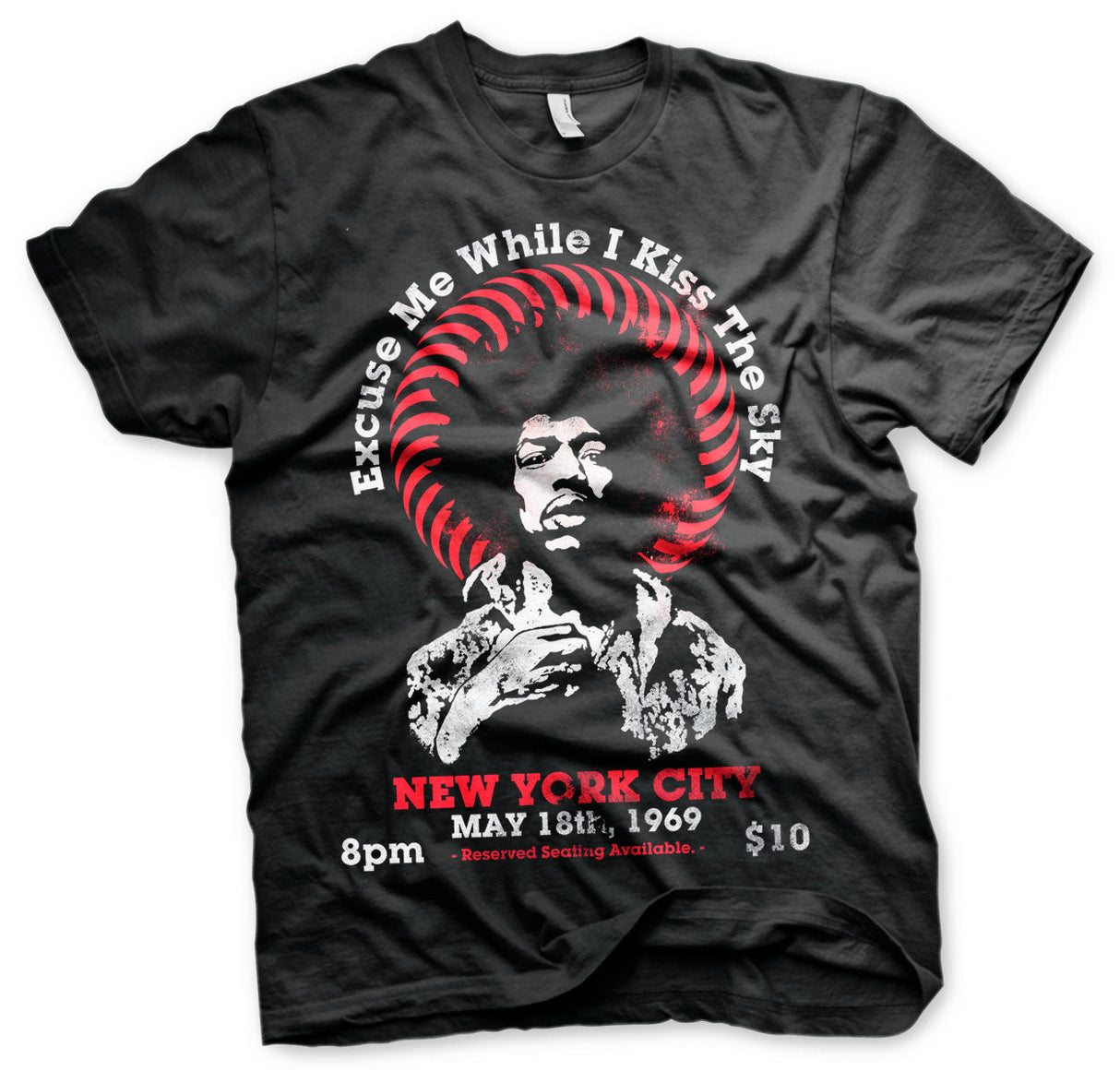 Jimi Hendrix - Live In New York T-Shirt