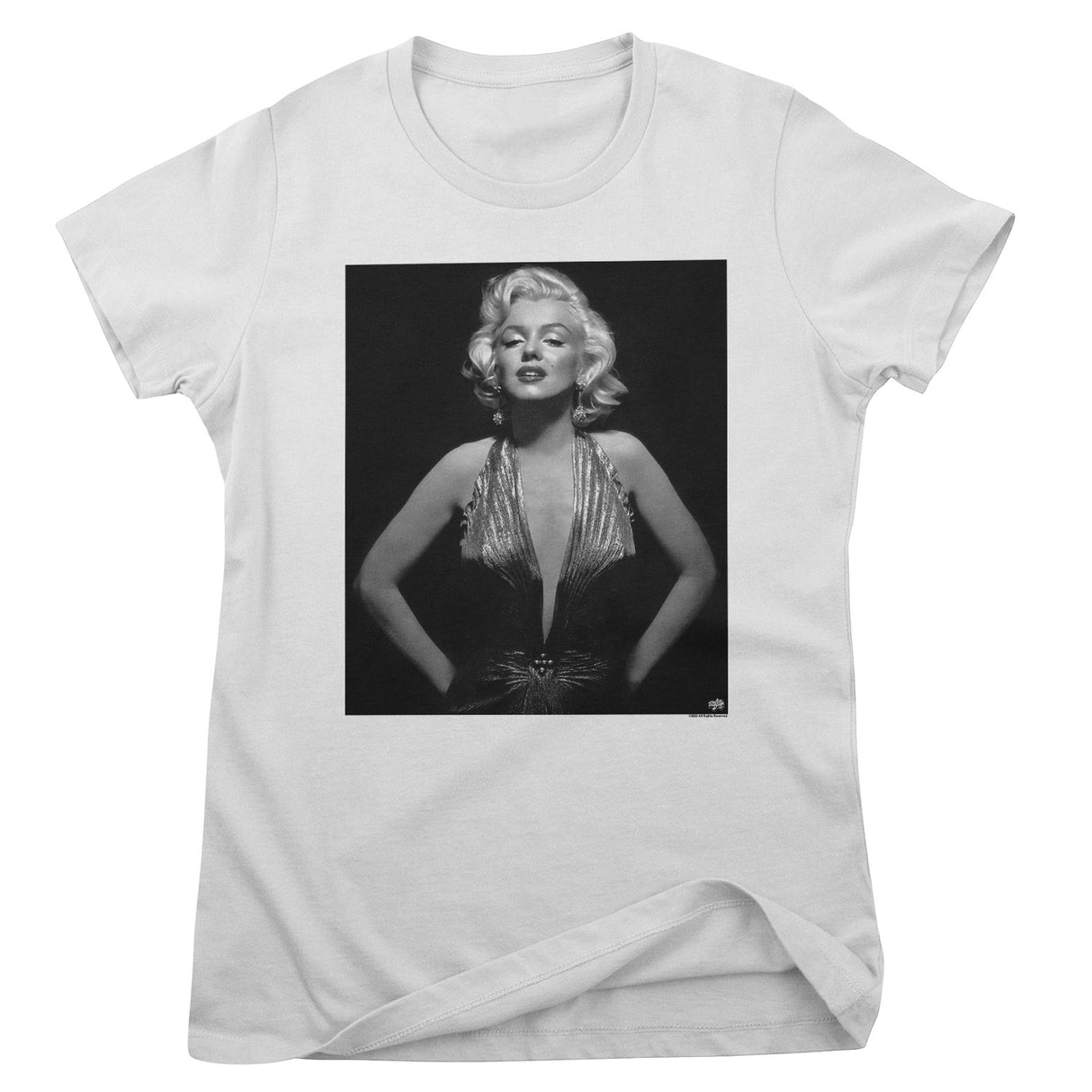 Marilyn Monroe - Fancy Low Cut  Portrait Girly Tee