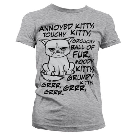 Grumpy Cat Girly T-Shirt