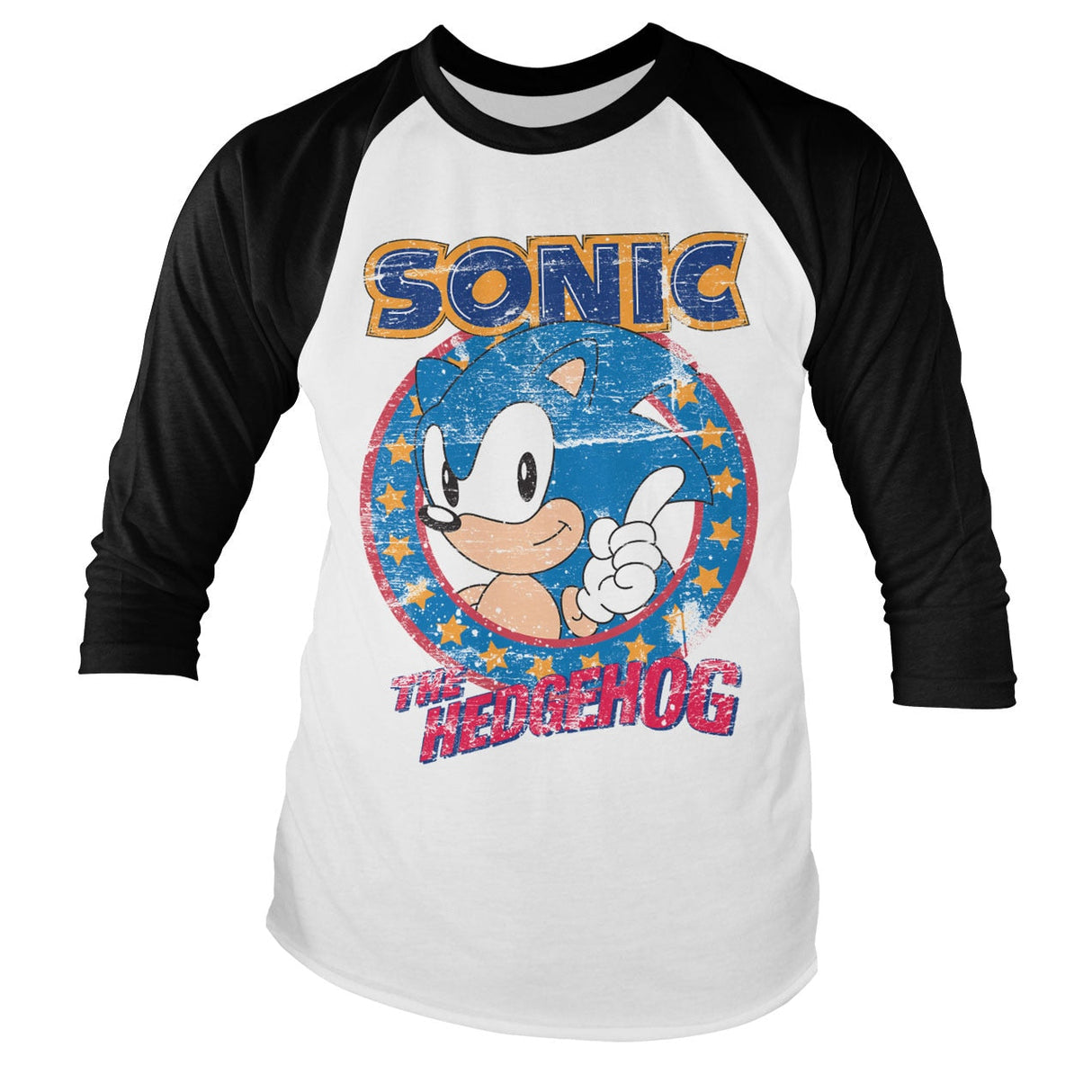 Sonic The Hedgehog Baseball Long Sleeve Tee