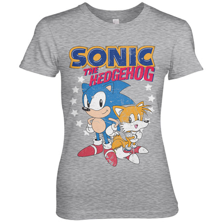 Sonic The Hedgehog - Sonic & Tails Girly Tee