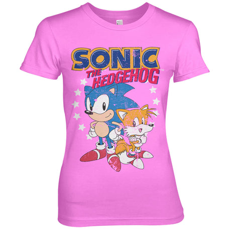 Sonic The Hedgehog - Sonic & Tails Girly Tee