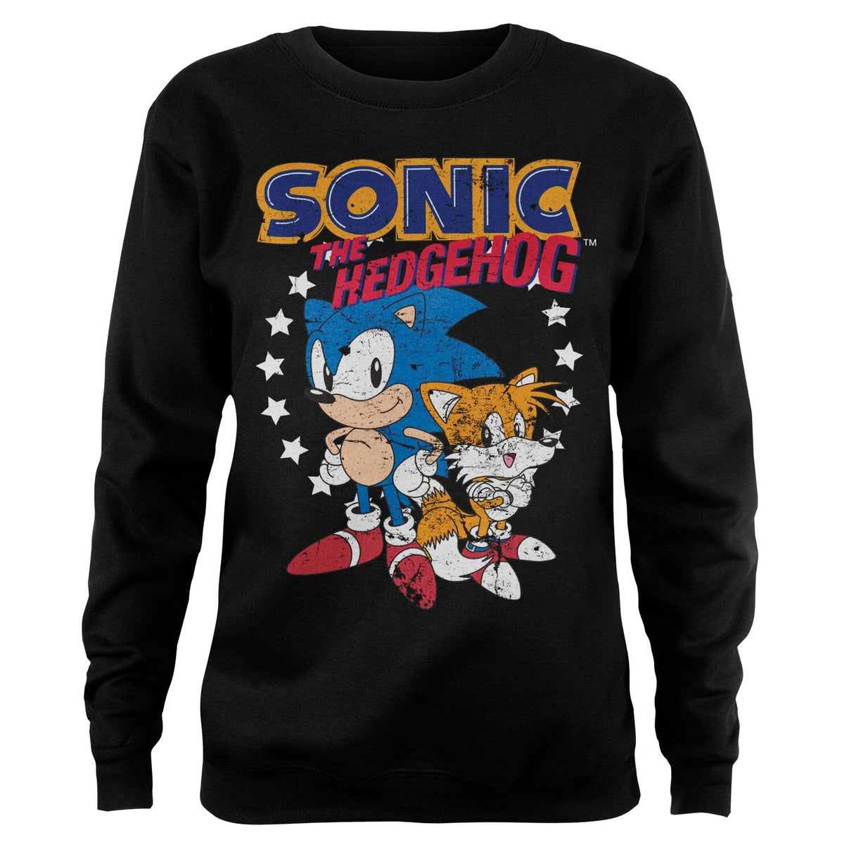 Sonic The Hedgehog - Sonic & Tails Girly Sweatshirt