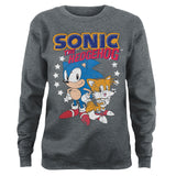 Sonic The Hedgehog - Sonic & Tails Girly Sweatshirt