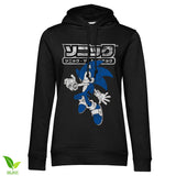 Sonic The Hedgehog Japanese Logo Girls Hoodie