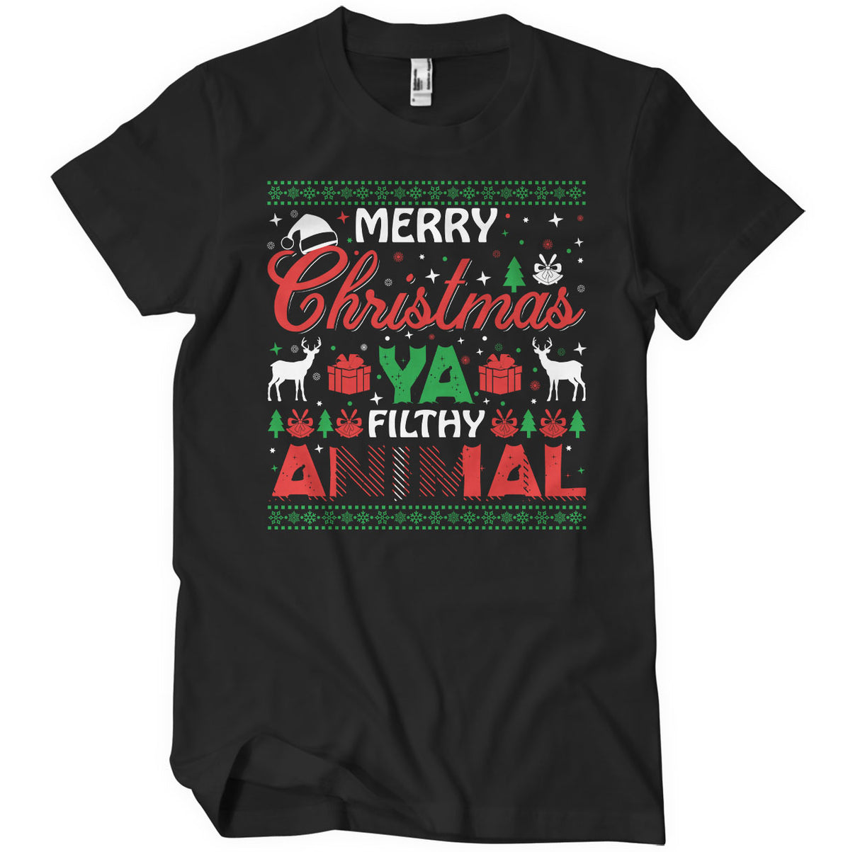 Merry Christmas Ya Filthy Animal T-Shirt