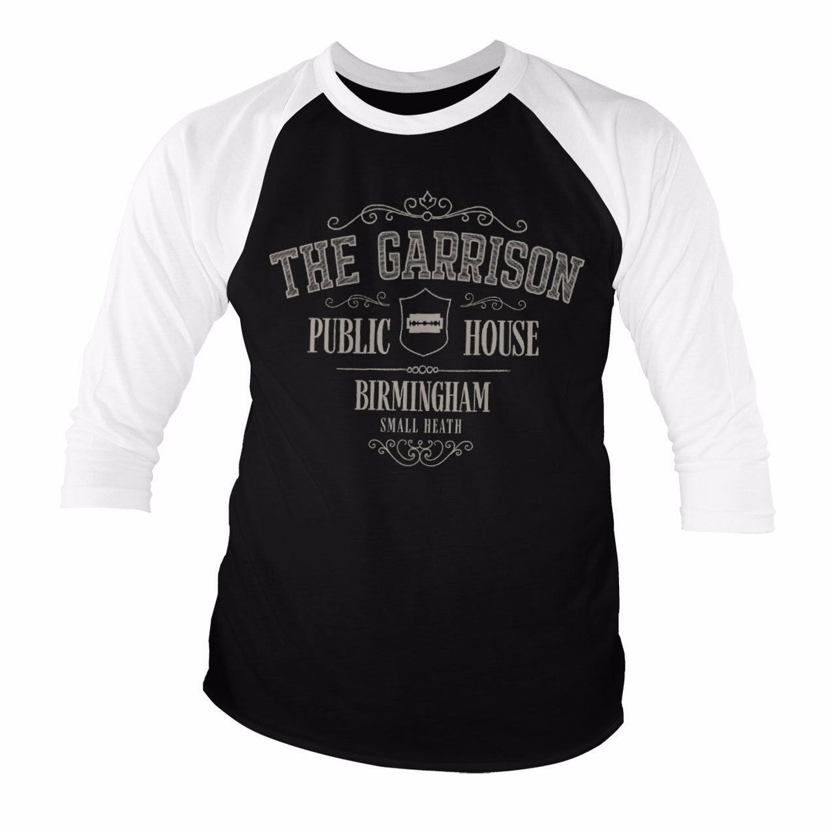 The Garrison Public House Baseball 3/4 Sleeve Tee