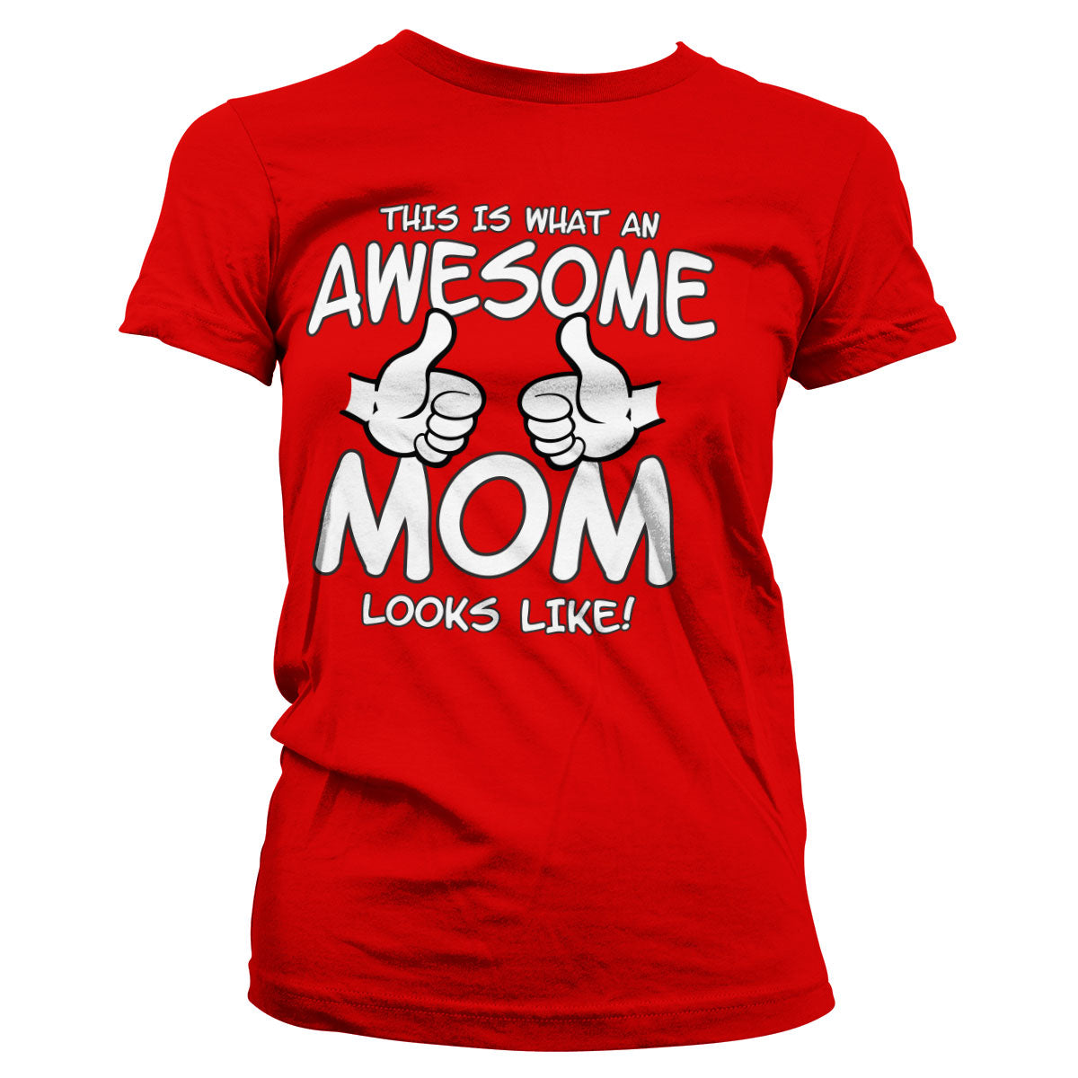 Awesome Mom Girly Tee