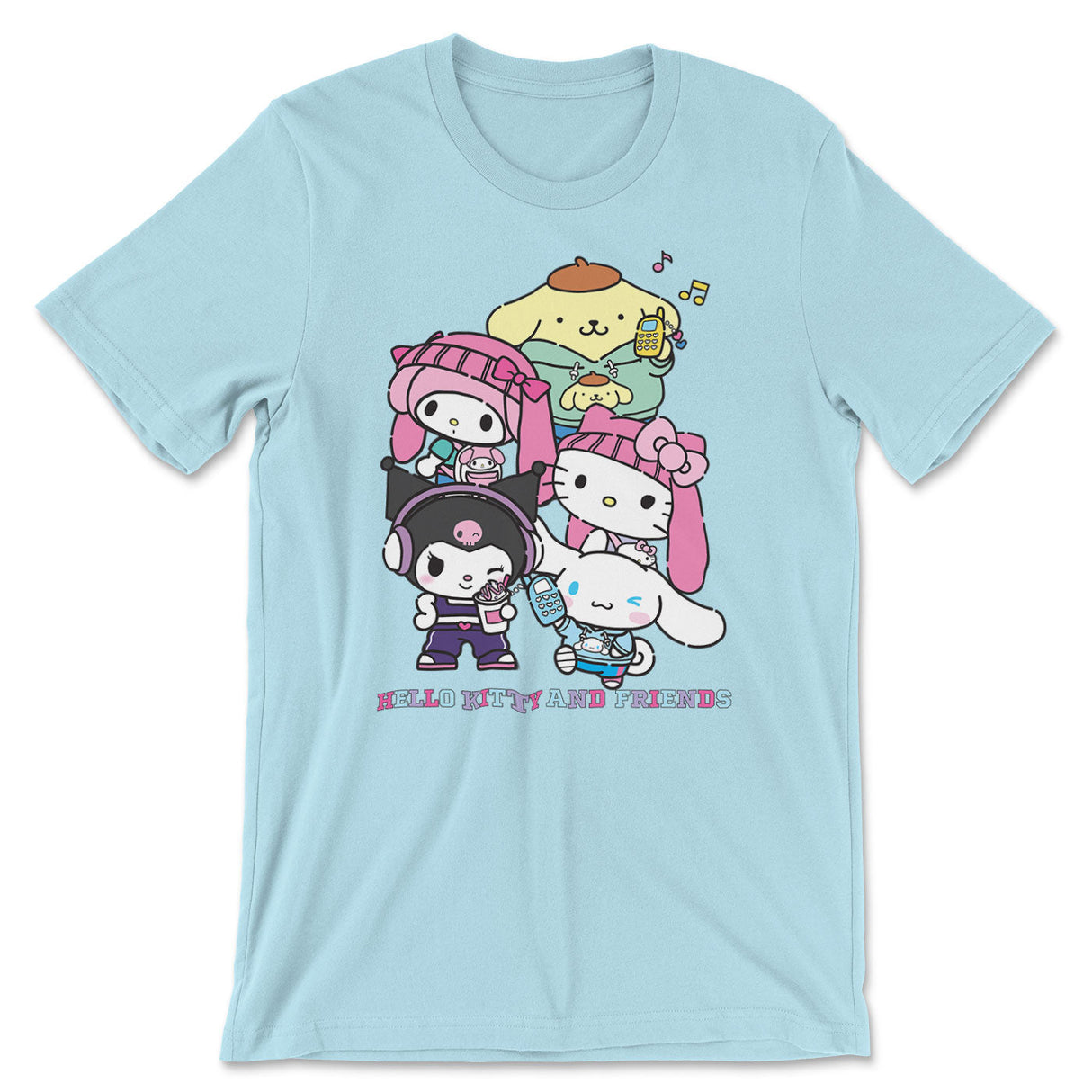 Hello Kitty and Friends Stacked Gang T-Shirt