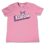 Kuromi Retro Pop Logo Kids Tee