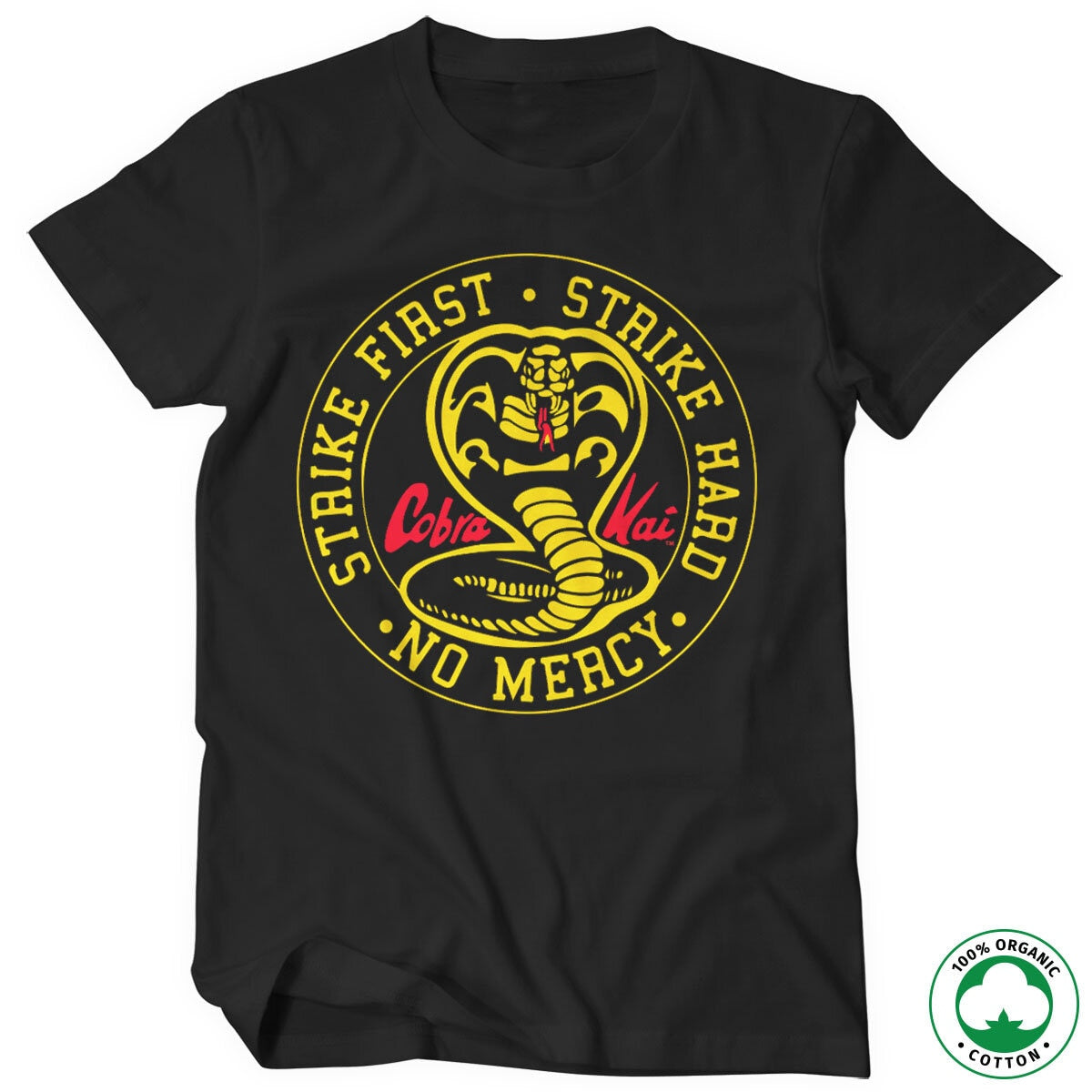 Cobra Kai Round Patch Organic T-Shirt