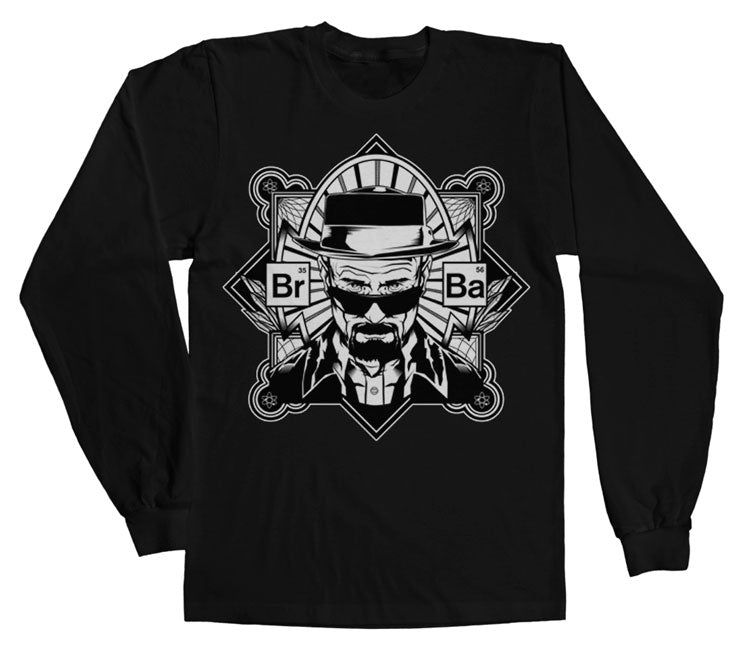 Breaking Bad Br-Ba Heisenberg Long Sleeve T-Shirt