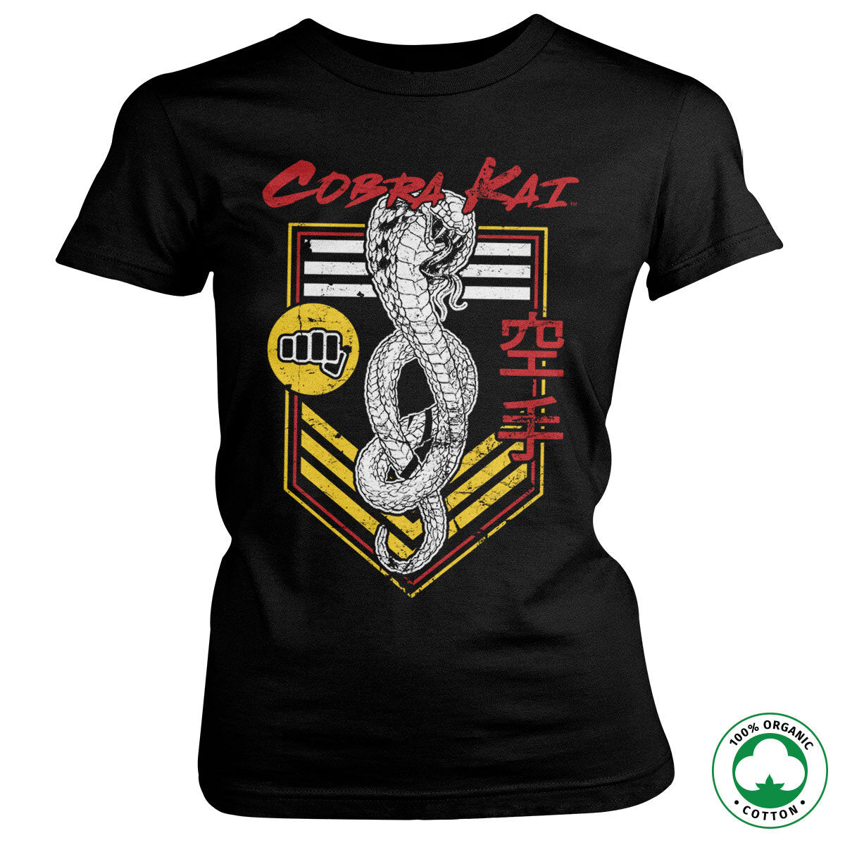 Cobra Kai Punch Patch Organic Girly Tee