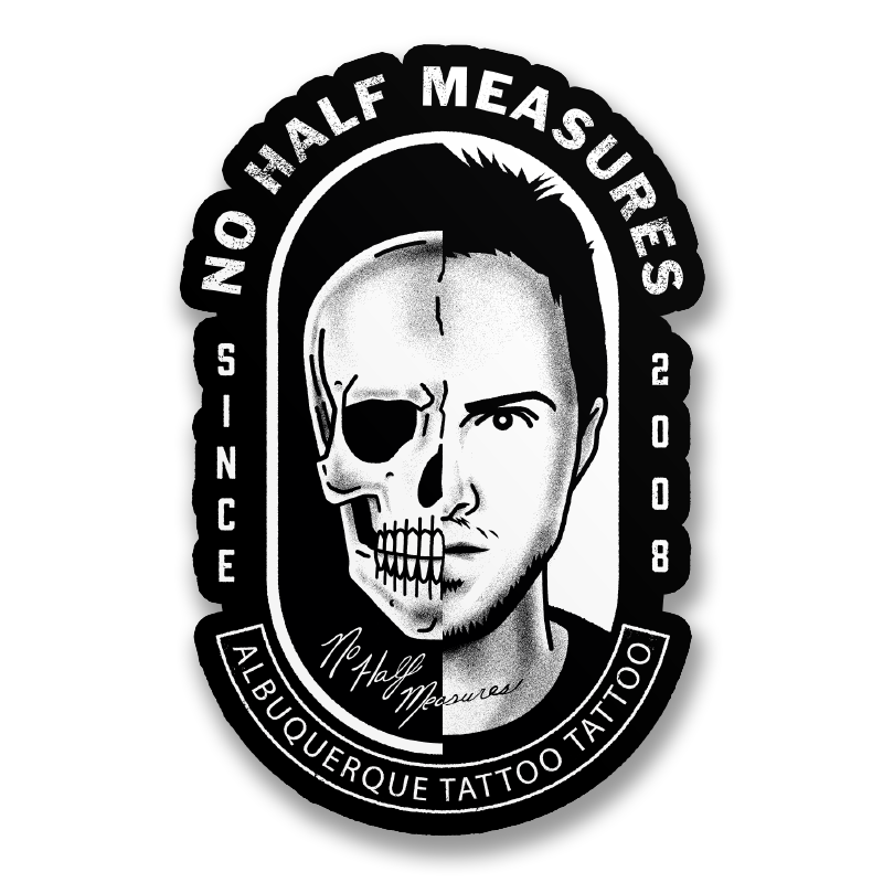 No Half Measures Sticker