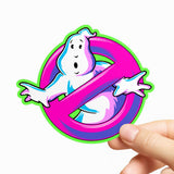 Ghostbusters Neon Logo Sticker