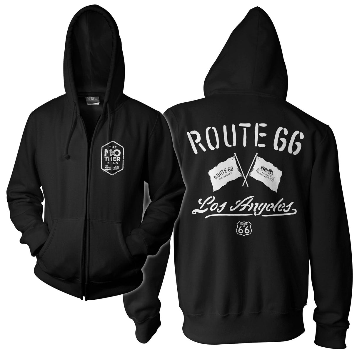 Route 66 Los Angeles Big & Tall Hoodie