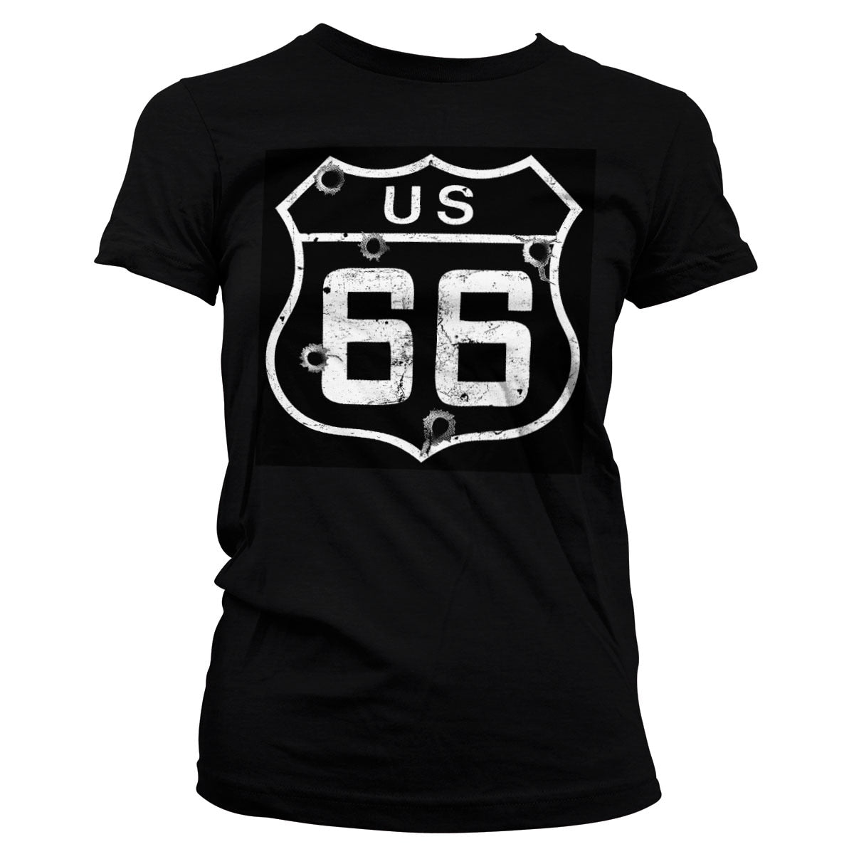 Route 66 - Bullets Girly Tee