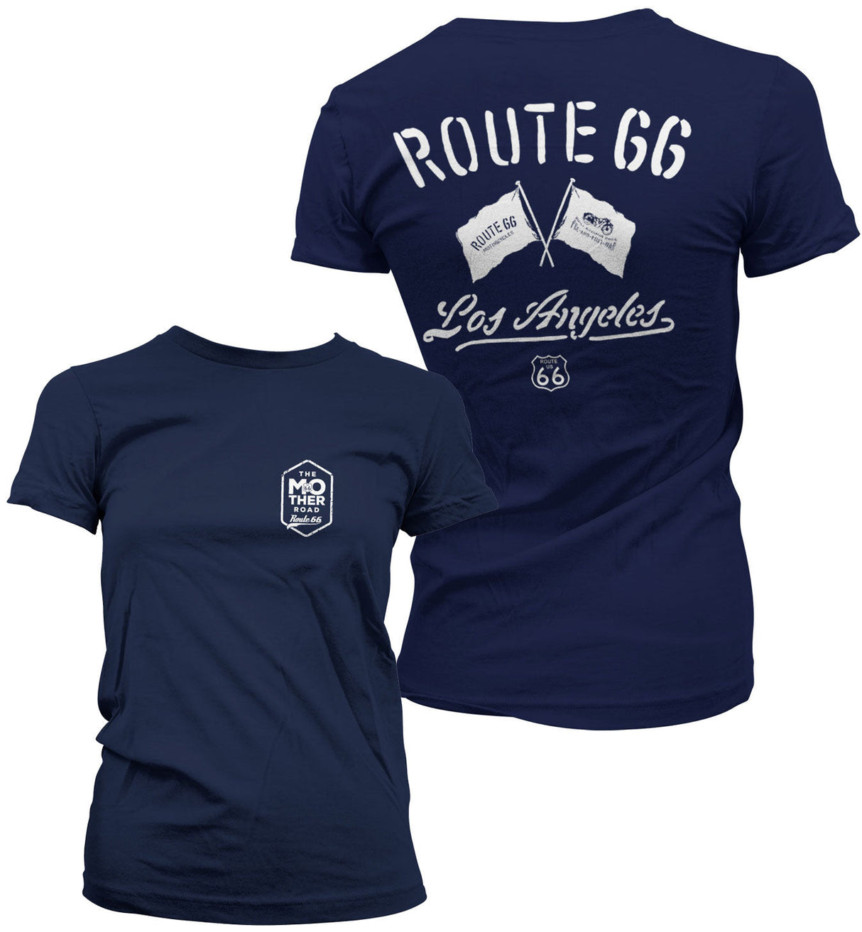 Route 66 Los Angeles Girly Tee