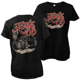 US 66 Hot Rods Girly Tee