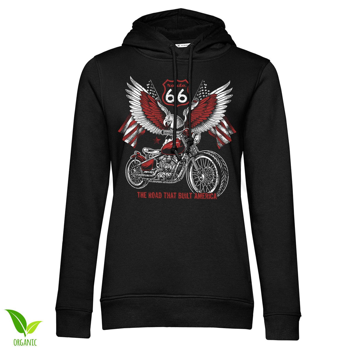 Route 66 - American Eagle Bike Girls Hoodie