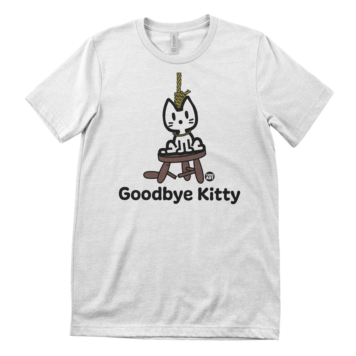 Goodbye Kitty Hang - ToddArt T-Shirt