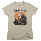 I Hate People - ToddArt Girly Tee