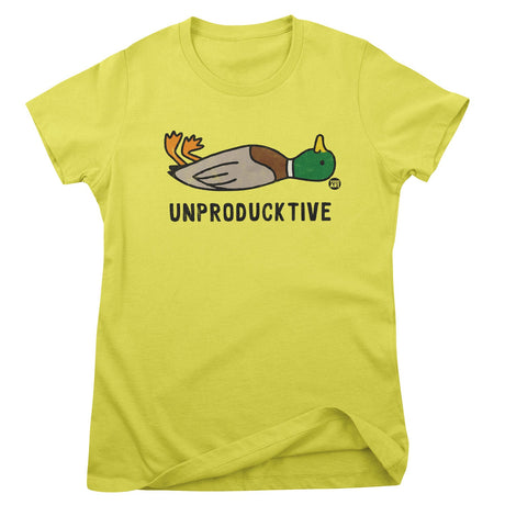 Unproducktive - ToddArt Girly Tee