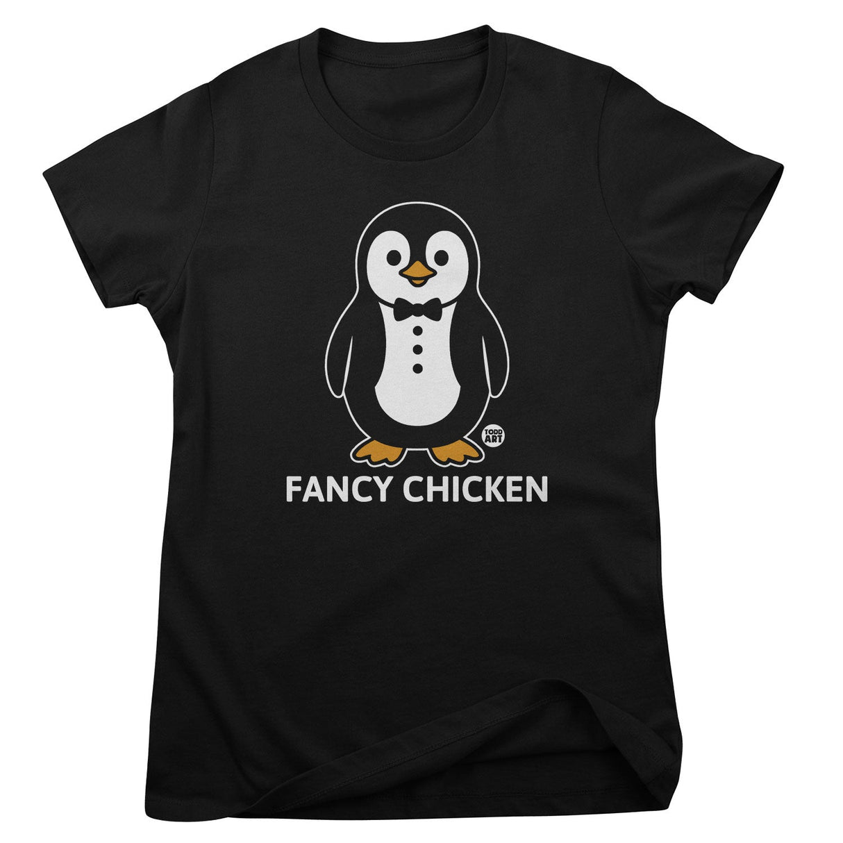 Fancy Chicken - ToddArt Girly Tee