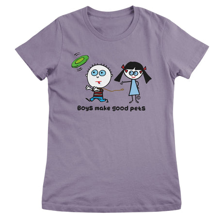 Boys Make Good Pets - ToddArt Girly Tee