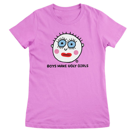 Boys Make Ugly Girls - ToddArt Girly Tee