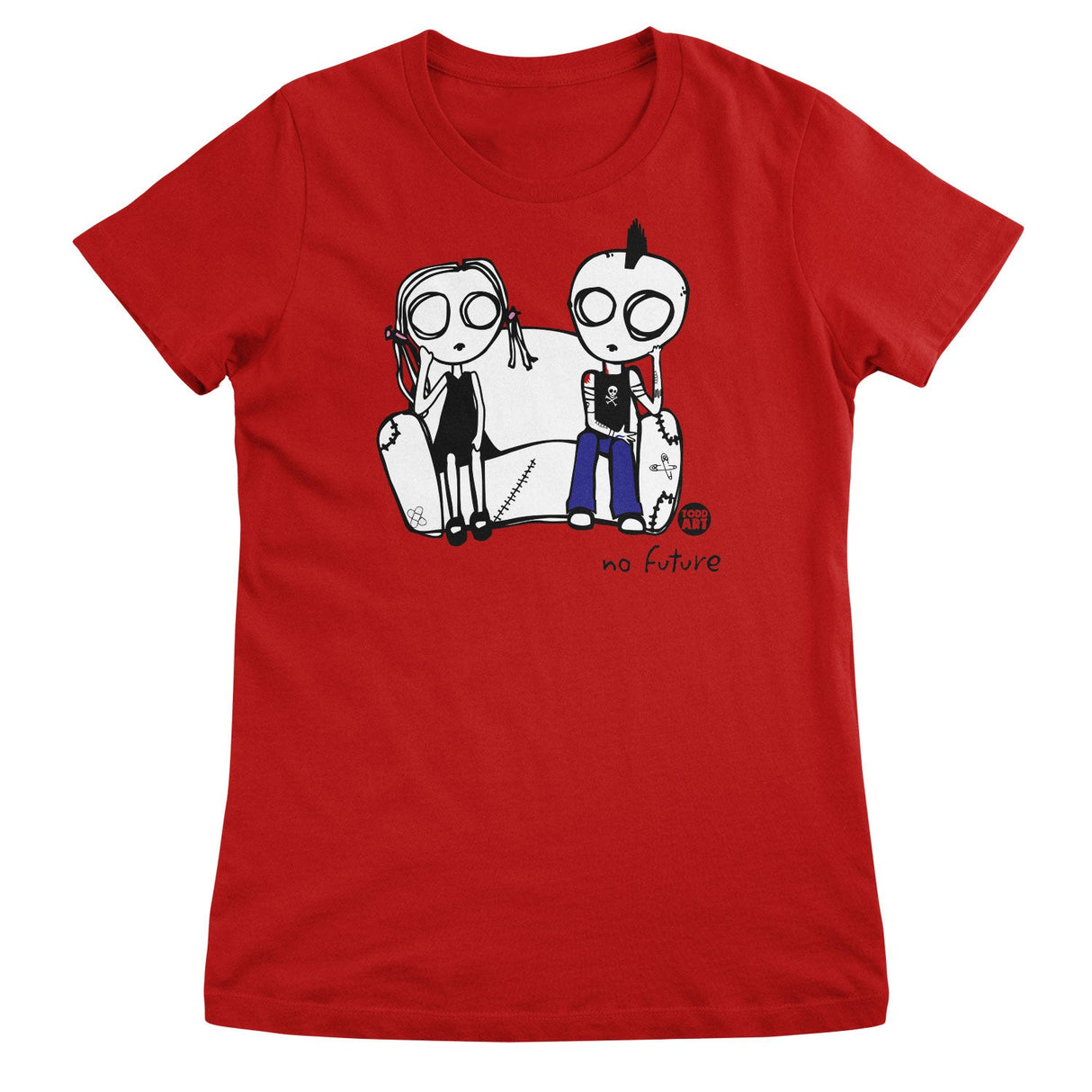 Eve-l - No Future - ToddArt Girly Tee
